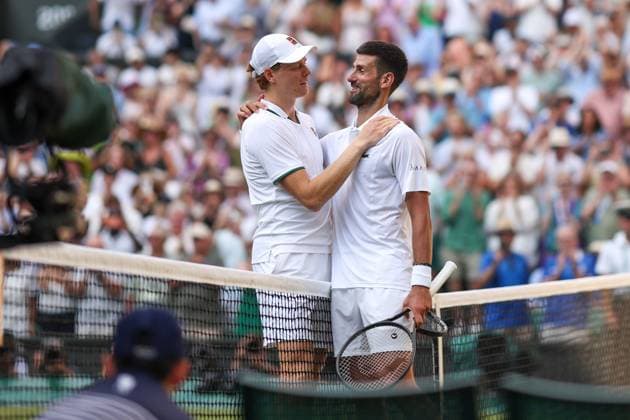 Novak Djokovic after losing his Semi-Final match to Jannik Sinner Wimbledon Tennis Championships, Day 12, The All England Lawn Tennis and Croquet Club, London, UK - 10 Jul 2026London The All England Lawn Tennis and United Kingdom  Copyright: xEllaxLing Shutterstockx 16981028ge