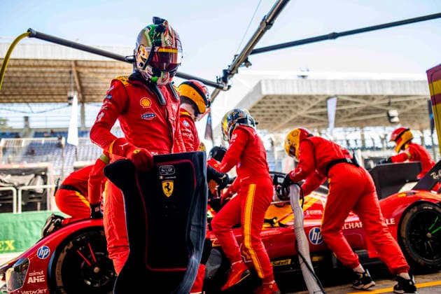 FIA WEC - 6 HOURS OF SAO PAULO 2026 GIOVINAZZI Antonio (ita), Ferrari AF Corse, Ferrari 499P 51, Hypercar, portrait, pitstop, arrÃªt aux stands during the 6 Hours of Sao Paulo 2026, 4th round of the 2026 FIA World Endurance Championship, from July 10 to 12, 2026 on the Interlagos Circuit in Sao Paulo, Brazil - Sao PauloBrazil  Copyright: xFabrizioxBoldonix