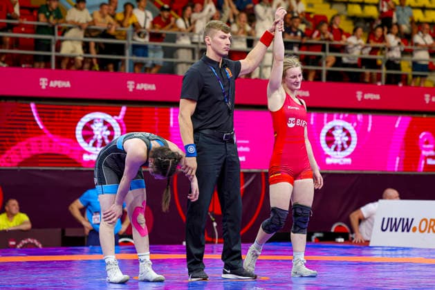 2025 U23 Wrestling World Championships 62kg WW - Leonie Steigert (GER) df. Viktoria Foeldesiova (SVK) *** 2025 U23 Wrestling World Championships, 62kg WW: Leonie Steigert (GER) def. Viktoria Foeldesiova (SVK)