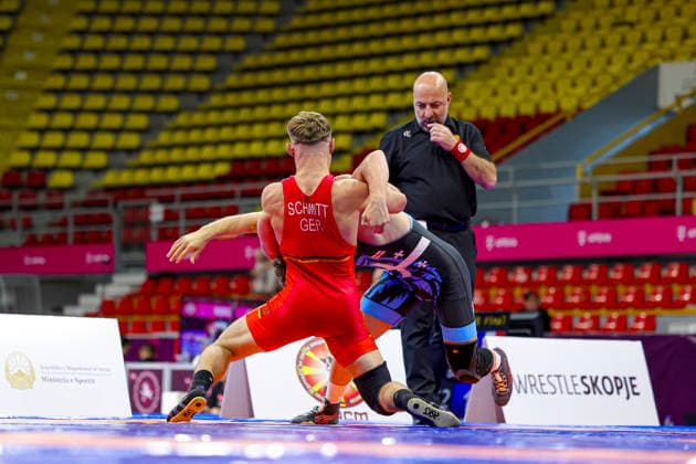 2025 U23 Wrestling World Championships 79kg FS - Iakobi Kobulashvili (GEO) df. Felix Schmitt (GER) *** 2025 U23 Wrestling World Championships, 79 kg Freestyle: Iakobi Kobulashvili (GEO) def. Felix Schmitt (GER)