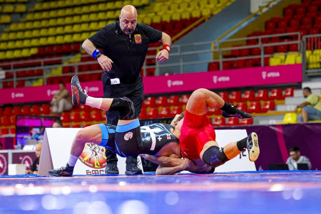 2025 U23 Wrestling World Championships 79kg FS - Iakobi Kobulashvili (GEO) df. Felix Schmitt (GER) *** 2025 U23 Wrestling World Championships, 79 kg Freestyle: Iakobi Kobulashvili (GEO) def. Felix Schmitt (GER)