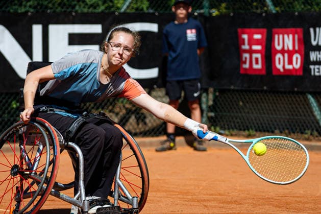 Charline Mayer FRA, 36. GERMAN OPEN 2026 - Beate Loddenkemper Trophy, Berlin, BTTC Grün-Weiß, 10.07.2026, *** Charline Mayer (FRA), 36, GERMAN OPEN 2026 Beate Loddenkemper Trophy, Berlin, BTTC Grün Weiß, July 10, 2026, Copyright: xClaudioxGärtnerx