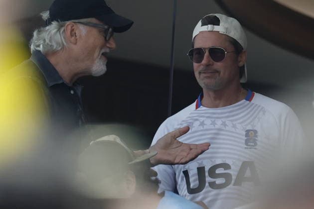 Football, 2026 FIFA World Cup, Spain v Belgium, celebrities in the stands