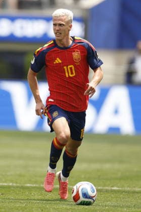 FIFA World Cup, WM, Weltmeisterschaft, Fussball 2026 quarterfinals - Spain vs Belgium Dani Olmo of Spain in action during the FIFA World Cup 2026 quarterfinals match Spain against Belgium, in Los Angeles, USA, 10 July 2026. INGLEWOOD United States  Copyright: xCHRISTOPHERxTORRESx