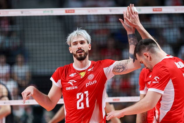 OLSZTYN 10.07.2026 TOWARZYSKI MECZ SIATKARZY: POLSKA - NIEMCY --- MENS VOLLEYBALL FRIENDLY MATCH IN OLSZTYN: POLAND - GERMANY TOMASZ FORNAL MARCIN KOMENDA FOT. ANNA KLEPACZKO FOTOPYK NEWSPIX.PL --- newspix.pl POLAND OUT! 