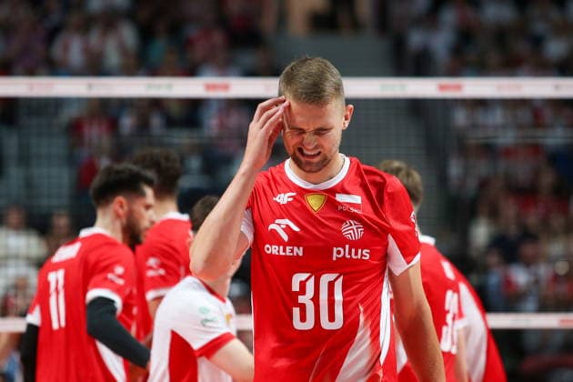 OLSZTYN 10.07.2026 TOWARZYSKI MECZ SIATKARZY: POLSKA - NIEMCY --- MENS VOLLEYBALL FRIENDLY MATCH IN OLSZTYN: POLAND - GERMANY BARTLOMIEJ BOLADZ FOT. ANNA KLEPACZKO FOTOPYK NEWSPIX.PL --- newspix.pl POLAND OUT! 