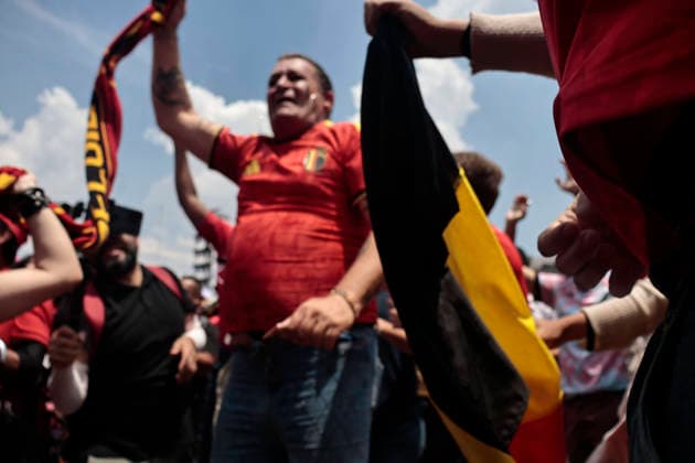 Football, 2026 FIFA World Cup, Spain v Belgium, public screening in Mexico City