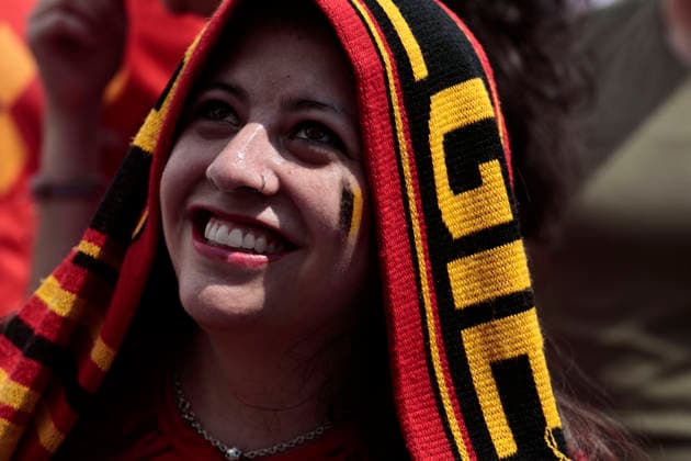 July 10, 2026, Mexico City, Cdmx, Mexico: The Spanish national team, Nationalteam beat Belgium 2oÃ¢1 in a thrilling match the Spaniards scored the winning goal just minutes before the final whistle. Fans from both nationsoÃ¢some Spanish, others BelgianoÃ¢gathered at the Fan Festival to watch the game alongside compatriots. They were joined by Mexicans in costume, including a Merlin the Duck figure, who cheered on the visiting fans as everyone shouted together for the goals, Spain s advancement to the next round, and the unfortunate defeat that ended Belgium s run in the 2026 FIFA World Cup, WM, Weltmeisterschaft, Fussball Mexico City Mexico  - ZUMAp204 20260710_zip_p204_025 Copyright: xJosuexPerezx Spain Defeats Belgium In The World Cup..  - ZUMA0861 0861303978st Copyright: xIMAGO JosuexPerezx