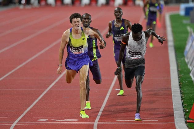 TRACK AND FIELD - International Track and Field Meet - Herculis EBS Meet Photo by IPA ABACAPRESS.COM86591640 - Dominic Lokinyomo LOBALU (SUI), the winner; Jacob KROP (KEN); Graham BLANKS (USA) at the Meeting Herculis EBS, an international athletics meet in Monaco, PrincPhoto by IPA ABACAPRESS.COMlity of Monaco, on July 10, 2026 Monaco  Copyright: xIPAxSport ABACAx