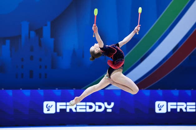 OTHER - Gymnastics - Rhythmic gymnastics, Rhythmische Sportgymnastik, RSG - 2026 FIG World Cup Photo by IPA ABACAPRESS.COM86592005 - NIKOLOVA Stiliana (BUL) during the Rhythmic Gymnastics World Cup Final at the Unipol Forum, Milan, Italy, on July 11, 2026, during the Rhythmic Gymnastics - FIG World Cup 2026, Gymnastics in Assago (MI), Italy, July 11, 2026 Assago (MI) Italy  Copyright: xIPAxSport ABACAx