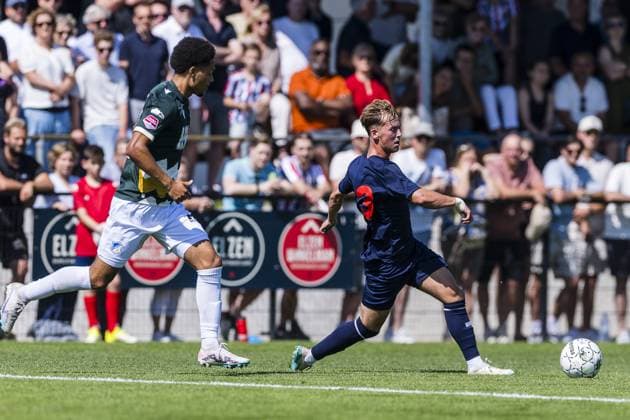 OISTERWIJK , 11-07-2026 , Sportpark Den Donk , season 2026 2027 , Dutch Eredivisie football , match between Willlem II and FC Eindhoven (friedly) , picture showsWillem II player Lasse Abildgaard Willem II - Eindhoven (friendly)  x204975848x Copyright: