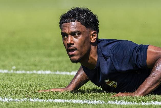 OISTERWIJK , 11-07-2026 , Sportpark Den Donk , season 2026 2027 , Dutch Eredivisie football , match between Willlem II and FC Eindhoven (friedly) , picture shows Willem II player Jayden Slory Willem II - Eindhoven (friendly)  x204975853x Copyright: