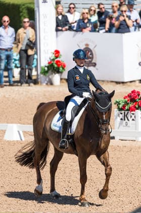 260711 Beata Söderberg of Sweden with horse Talento 4 competes in FEI Dressage Nations Cup Grand Prix during the Falsterbo Horse Show on July 11, 2026 in Falsterbo. Photo: Christian Örnberg BILDBYRAN COP 166 CO0710 ridsport equestrian falsterbo horse show ridsportlaget bbeng fei dressage nations cup grand prixsverige sweden *** July 11, 2026: Beata Söderberg of Sweden, riding Talento 4, competes in the FEI Dressage Nations Cup Grand Prix during the Falsterbo Horse Show on July 11, 2026 in Falsterbo. Photo by Christian Örnberg, BILDBYRAN COP 166 CO0710 equestrian sports Falsterbo Horse Show Ridsportlaget BBENG FEI Dressage Nations Cup Grand Prix Sweden  Copyright: CHRISTIANxÖRNBERG BB260711CO026