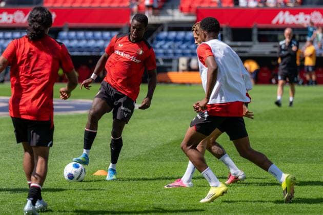 ROTTERDAM, 11-07-2026, Stadium Feijenoord de Kuip , Pre-season friendly Feyenoord - Club Brugge , Season 2026 2027 , Picture shows Feyenoord player Jordan Lotomba Feyenoord - Club Brugge  x204976104x Copyright: