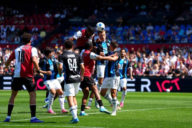 Friendly: Feyenoord Rotterdam v Club Brugge KV Rotterdam - Jeremiah St Juste of Feyenoord Rotterdam during the second friendly in preperation of the 2026 2027. The match is set between Feyenoord Rotterdam and Club Brugge KV at De Kuip on 11 July 2026 in Rotterdam, The Netherlands. (Hero Images Yannick Verhoeven) Copyright: xYannickxVerhoevenx