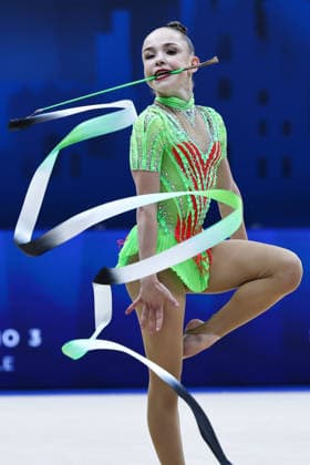 OTHER - Gymnastics - Rhythmic gymnastics, Rhythmische Sportgymnastik, RSG - 2026 FIG World Cup Photo by IPA ABACAPRESS.COM86593275 - NIKOLOVA Stiliana (BUL) during the Rhythmic Gymnastics World Cup Final at the Unipol Forum, Milan, Italy, on July 11, 2026, during the Rhythmic Gymnastics - FIG World Cup 2026, Gymnastics in Assago (MI), Italy, July 11, 2026 Assago (MI) Italy  Copyright: xIPAxSport ABACAx