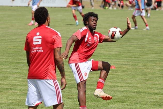 Football, friendly match, FC Energie Cottbus v Hallescher FC