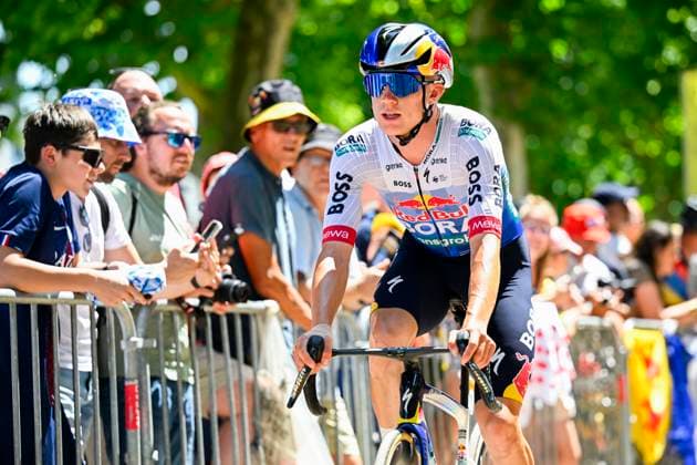 Tour de France 2026 Stage 8 BERGERAC, FRANCE - JULY 11 : Van Gils Maxim (BEL) of Red Bull - BORA - Hansgrohe before the start of the race during stage 8 of the 113rd edition of Tour de France an UCI World Tour 2.UWT cycling road race stage for Men Elite of 182 km with start in Perigueux and finish in Bergerac on July 11, 2026 in Bergerac, France, 11 07 2026 Bergerac France  Copyright: xTomasxSiskx