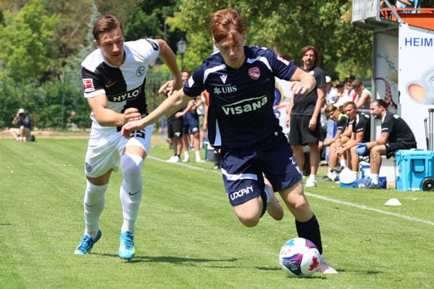 Football, friendly match, SV Elversberg v FC Thun