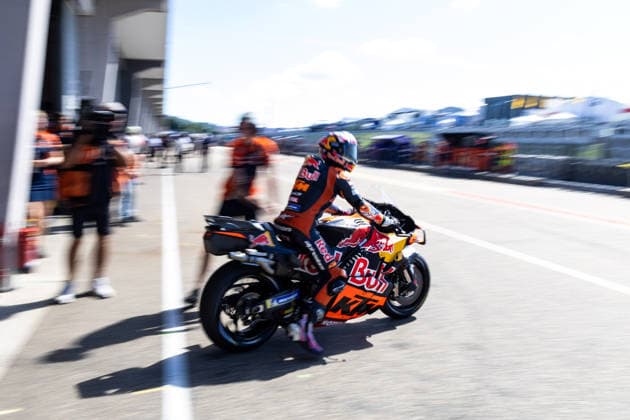 GER, Großer Preis von Deutschland, MotoGP. 11. Lauf, FIM Motorrad-Weltmeisterschaft. 11.07.2026, Sachsenring, Hohenstein-Ernstthal, GER, Großer Preis von Deutschland, MotoGP. 11. Lauf, FIM Motorrad-Weltmeisterschaft. 23, Enea Bastianini, Red Bull KTM Tech3 Â Foto: Alexander Trienitz Hohenstein-Ernstthal Sachsenring Sachsen Deutschland *** GER, German Grand Prix, MotoGP Round 11, FIM Motorcycle World Championship, July 11, 2026, Sachsenring, Hohenstein Ernstthal, GER, German Grand Prix, MotoGP Round 11, FIM Motorcycle World Championship 23, Enea Bastianini, Red Bull KTM Tech3 Photo by Alexander Trienitz Hohenstein Ernstthal Sachsenring Saxony Germany