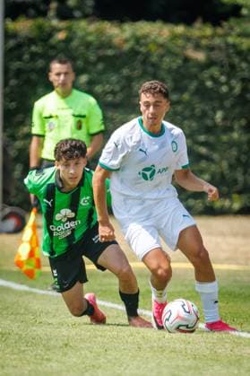 Cercle s Heriberto Jurado pictured in action during a friendly soccer game between first division soccer team Cercle Brugge and Lommel SK, on Saturday 11 July 2026 in Brugge, in preparation of the upcoming 2026-2027 Belgian first division soccer season. KURTxDESPLENTER  x180928829x