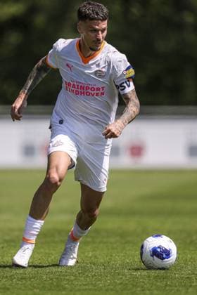EINDHOVEN , 11-07-2026 , TenCate Stadion De Herdgang , season 2026 2027 , pre season , football , friendly match between PSV and Rakow Czestochowa picture shows PSV Player Dennis Man PSV - Rakow Czestochowa (friendly)  x204977586x Copyright: