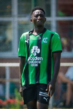 Cerlce s new player Jean Thierry Lazare Amani pictured in action during a friendly soccer game between first division soccer team Cercle Brugge and Lommel SK, on Saturday 11 July 2026 in Brugge, in preparation of the upcoming 2026-2027 Belgian first division soccer season. KURTxDESPLENTER  x180930351x