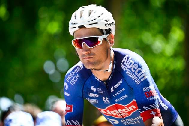 Tour de France 2026 Stage 8 BERGERAC, FRANCE - JULY 11 : Dillier Silvan (SUI) of Alpecin - Premier Tech before the start of the race during stage 8 of the 113rd edition of Tour de France an UCI World Tour 2.UWT cycling road race stage for Men Elite of 182 km with start in Perigueux and finish in Bergerac on July 11, 2026 in Bergerac, France, 11 07 2026 Bergerac France  Copyright: xTomasxSiskx