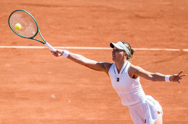 260711 Paula Badosa of Spain during the final of Nordea Open on day 6 on July 11, 2026 in Bastad. Photo: Niclas Jönsson BILDBYRAN COP 273 NO0425 tennis WTA, Tennis Damen 125 nordea open dam bbeng *** 260711 Paula Badosa of Spain during the final of the Nordea Open on day 6, July 11, 2026, in Bastad. Photo by Niclas Jönsson, BILDBYRAN COP 273 NO0425 tennis wta 125 nordea open women s singles  Copyright: NICLASxJÖNSSON BB260711NO004