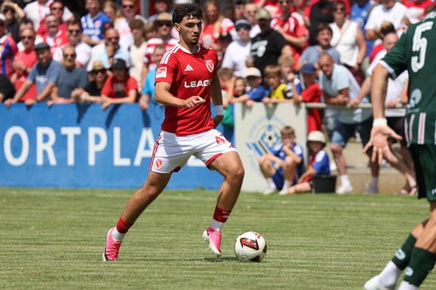 42 Jannis Zaydan (Energie Cottbus) Fussball Testspiel 2026 2027 FC Energie Cottbus - Hallescher FC *** 42 Jannis Zaydan Energie Cottbus Soccer Friendly Match 2026 2027 FC Energie Cottbus Hallescher FC