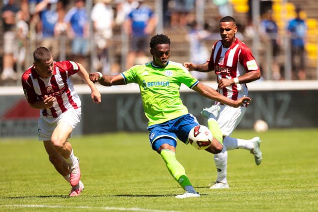 Football, friendly match, FC Gütersloh v FC Schalke 04