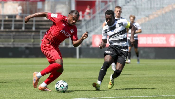 Football, friendly match, FC Würzburger Kickers v SG Wattenscheid 09