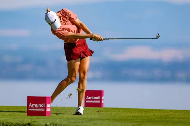 EVIAN-LES-BAINS, FRANCE - 11.07.2026: Nataliya Guseva (RUS) of The Amundi Evian Championship at the Evian Resort Golf Club on July 11, 2026 in Evian-les-Bains, France.