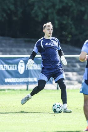 Fussball, 3.Liga Saison 2026 2027 Trainingslager MSV Duisburg Training 11.07.2026, Stadion de Wageningse Berg Toni Stahl (MSV Duisburg Testspieler) Wageningen Stadion de Wageningse Berg Niederlande *** Sports, Soccer, 3rd Division, 2026–2027 Season, MSV Duisburg Training Camp, Training Session, July 11, 2026, De Wageningse Berg Stadium, Toni Stahl, MSV Duisburg, Trial Players, Wageningen, De Wageningse Berg Stadium, Netherlands
