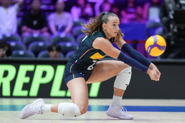 RECORD DATE NOT STATED Volleyball Nations League Hong Kong 2026 - Day 4 Gaia Giovannini (No.22) from team Italy during the match between Italy and Canada at Volleyball Nations League Hong Kong 2026 on July 11, 2026 in Hong Kong. (Photo by Ellan Mad Nexpher Images) Hong Kong