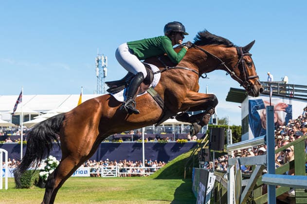 260711 Amanda Eriksson of Sweden with horse Hard Rock competes in Falsterbo Derby during the Falsterbo Horse Show on July 11, 2026 in Falsterbo. Photo: Christian Örnberg BILDBYRAN COP 166 CO0710 ridsport equestrian falsterbo horse show ridsportlaget bbeng falsterbo derby *** July 11, 2026: Amanda Eriksson of Sweden, riding Hard Rock, competes in the Falsterbo Derby during the Falsterbo Horse Show on July 11, 2026 in Falsterbo. Photo by Christian Örnberg, BILDBYRAN COP 166 CO0710 equestrian sports Falsterbo Horse Show Ridsportlaget BBENG Falsterbo Derby  Copyright: CHRISTIANxÖRNBERG BB260711CO133