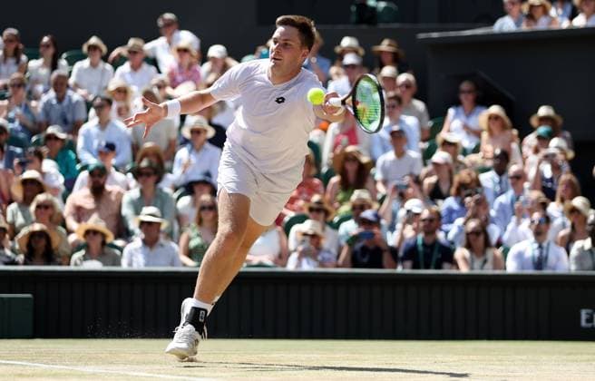 Henry Patten during the Gentleman s Doubles final Wimbledon Tennis Championships, Day 13, The All England Lawn Tennis and Croquet Club, London, UK - 11 Jul 2026London The All England Lawn Tennis and United Kingdom  Copyright: xKieranxMcManus Shutterstockx 16981032bo