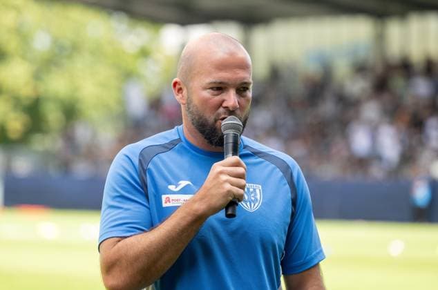 Fußball, Herren, Saison 2026 2027, Testspiel, SV Babelsberg 03 - FC St. Pauli, Trainer Michael Braune (SV Babelsberg 03), 11.07. 2026, *** Soccer, Men s, 2026–2027 Season, Friendly Match, SV Babelsberg 03 vs. FC St. Pauli, Coach Michael Braune (SV Babelsberg 03), July 11, 2026, Copyright: xMatthiasxKochx