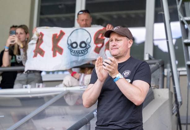 Fußball, Herren, Saison 2026 2027, Testspiel, SV Babelsberg 03 - FC St. Pauli, Präsident Oke Göttlich (FC St. Pauli), 11.07. 2026, *** Soccer, Men s, 2026–2027 Season, Friendly Match, SV Babelsberg 03 vs. FC St. Pauli, FC St. Pauli President Oke Göttlich, July 11, 2026, Copyright: xMatthiasxKochx