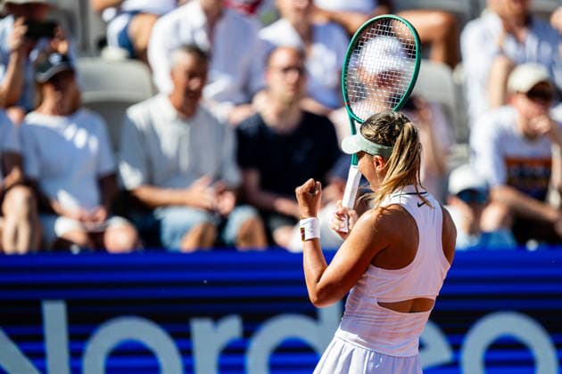 260711 Paula Badosa of Spain celebrates after the final of Nordea Open on day 6 on July 11, 2026 in Bastad. Photo: Niclas Jönsson BILDBYRAN COP 273 NO0425 tennis WTA, Tennis Damen 125 nordea open dam bbeng jubel *** July 11, 2026 Paula Badosa of Spain celebrates after the final of the Nordea Open on day 6, 2026 in Bastad. Photo by Niclas Jönsson, BILDBYRAN COP 273 NO0425 tennis wta 125 nordea open women s singles celebration  Copyright: NICLASxJÖNSSON BB260711NO034