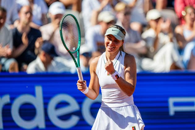 260711 Paula Badosa of Spain celebrates after the final of Nordea Open on day 6 on July 11, 2026 in Bastad. Photo: Niclas Jönsson BILDBYRAN COP 273 NO0425 tennis WTA, Tennis Damen 125 nordea open dam bbeng jubel *** July 11, 2026 Paula Badosa of Spain celebrates after the final of the Nordea Open on day 6, 2026 in Bastad. Photo by Niclas Jönsson, BILDBYRAN COP 273 NO0425 tennis wta 125 nordea open women s singles celebration  Copyright: NICLASxJÖNSSON BB260711NO038