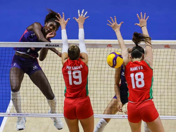 Volleyball, Women's, Nations League, France v Bulgaria