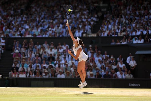 Linda Noskova during the Ladies Singles final Wimbledon Tennis Championships, Day 13, The All England Lawn Tennis and Croquet Club, London, UK - 11 Jul 2026London The All England Lawn Tennis and United Kingdom  Copyright: xEllaxLing Shutterstockx 16981031h
