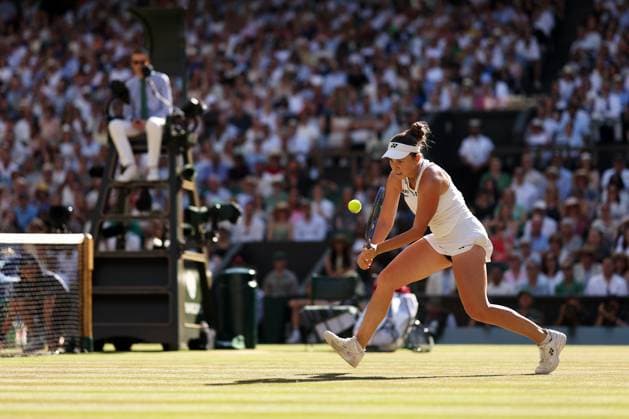 Linda Noskova during the Ladies Singles final Wimbledon Tennis Championships, Day 13, The All England Lawn Tennis and Croquet Club, London, UK - 11 Jul 2026London The All England Lawn Tennis and United Kingdom  Copyright: xEllaxLing Shutterstockx 16981031z