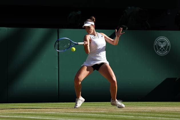 Linda Noskova during the Ladies Singles final Wimbledon Tennis Championships, Day 13, The All England Lawn Tennis and Croquet Club, London, UK - 11 Jul 2026London The All England Lawn Tennis and United Kingdom  Copyright: xEllaxLing Shutterstockx 16981031ag