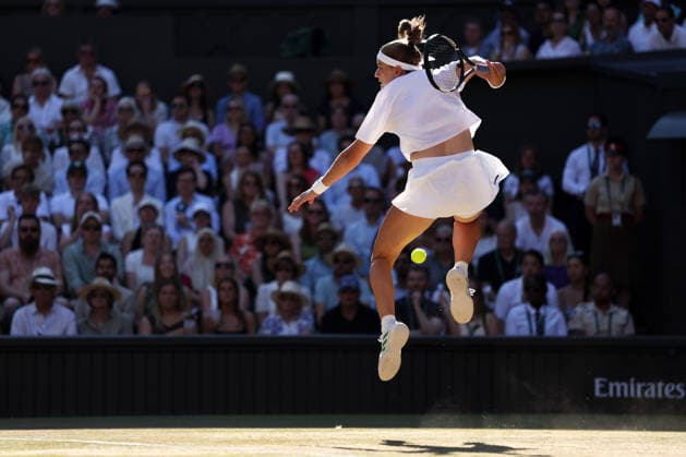 Karolina Muchova during the Ladies Singles final Wimbledon Tennis Championships, Day 13, The All England Lawn Tennis and Croquet Club, London, UK - 11 Jul 2026London The All England Lawn Tennis and United Kingdom  Copyright: xEllaxLing Shutterstockx 16981031aq