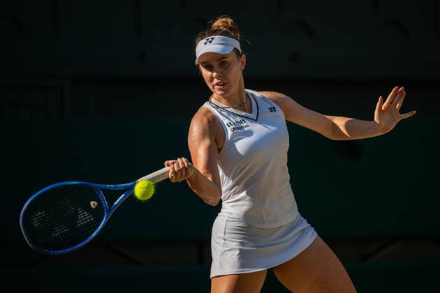 Tennis - Wimbledon Championship 2026 - Day 13 LONDON, ENGLAND - Saturday, July 11, 2026: Linda Noskova (CZE) during the Ladies Singles Final match on Day Thirteen of The Championships Wimbledon 2026 at the All England Lawn Tennis and Croquet Club. (Photo by Kirsten Holst Propaganda) LONDON All England Lawn Tennis and Croq GREATER LONDON ENGLAND  Copyright: xKirstenxHolstx 2026-07-11-054-Wimbledon_Day_13