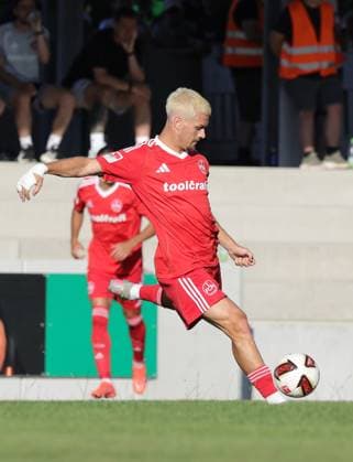 11.07.2026 - Fussball - Saison 2026 2027 - Testspiel Freundschaftsspiel Vorbereitungsspiel: SpVgg Ansbach 09 - 1. FC Nürnberg Nuernberg FCN ( Club ) - Sportfoto Zink DaMa - xdaxmax - Sigurd Haugen ( 9, 1. FC Nürnberg FCN ) *** July 11, 2026 Soccer Season 2026–2027 Exhibition Match Friendly Match Preseason Match SpVgg Ansbach 09 vs. 1 FC Nürnberg Nuremberg FCN Club Sports Photo Zink DaMa xdaxmax Sigurd Haugen 9, 1 FC Nürnberg FCN