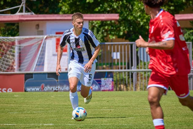 Freisteller, Portrait Michael Schaupp (VfR Aalen, 05) GER, 1. FC Normannia Gmuend vs. VfR Aalen, Fussball, Freundschaftsspiel, Herren, 11.07.2026 GER, 1. FC Normannia Gmuend vs. VfR Aalen, Fussball, Freundschaftsspiel, Herren, 11.07.2026 Schwaebisch Gmünd *** Close-up, Portrait of Michael Schaupp (VfR Aalen), July 5, 2026, 1 FC Normannia Gmünd vs. VfR Aalen, Soccer, Friendly Match, Men s, July 11, 2026 GER, 1 FC Normannia Gmünd vs. VfR Aalen, soccer, friendly match, men s, July 11, 2026 Schwäbisch Gmünd Copyright: xEibner-Pressefoto GeraldxOelze-dexStoppanyx EP_ODS
