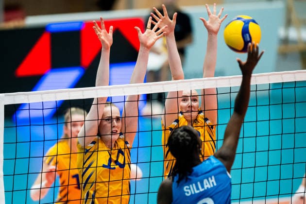 260711 Isabelle Haak and Linda Andersson of Sweden during the Women s European League final between Slovenia and Sweden on July 11, 2026 in Ljubljana. Photo: Martin Metelko BILDBYRAN COP 362 XY0119 volleyboll volleyball european league slovenia sweden dam bbeng final final2 *** July 11, 2026: Isabelle Haak and Linda Andersson of Sweden during the Women’s European League final between Slovenia and Sweden on July 11, 2026 in Ljubljana. Photo by Martin Metelko, BILDBYRAN COP 362 XY0119 volleyball European League Slovenia Sweden women s final final2  Copyright: MARTINxMETELKO BB260711BB964